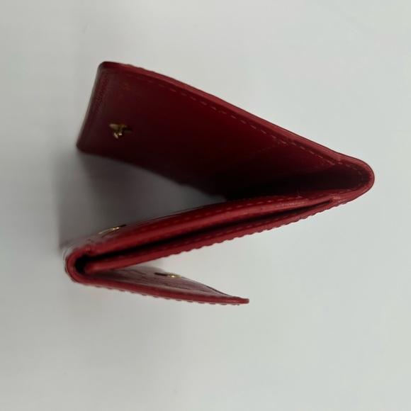 Louis Vuitton Vernis coin purse kiddos red - Picture 8 of 9